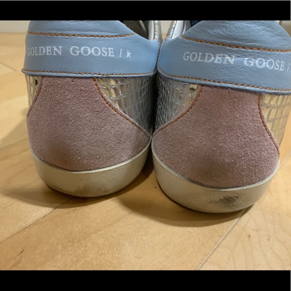 GOLDEN GOOSE SUPERSTAR SILVER LAMINATED COCCO - Picture 7 of 11